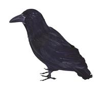 Bristol Novelty Cuervo Decorativo con Plumas, Multicolor, Talla única (BA702)