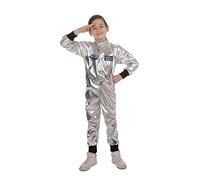 Bristol Novelty Disfraz de astronauta plateado, talla L, multicolor (CC482) Halloween, Carnaval