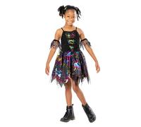 Bristol Novelty Disfraz de bruja araña, de 7 a 8 años Halloween