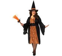 Bristol Novelty Disfraz de bruja para adulto, disfraz para mujer, talla L Halloween