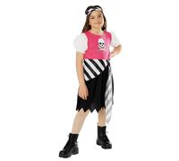 Bristol Novelty Disfraz de chica pirata, de 7 a 8 años Halloween
