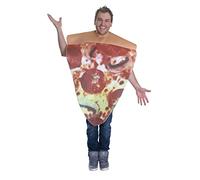 Bristol Novelty Disfraz de Pizza, Dibujo Animado, Multicolor, Talla única (AC776)