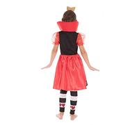 Bristol Novelty Disfraz de reina de corazones, infantil, de 10 a 12 años Hallowe