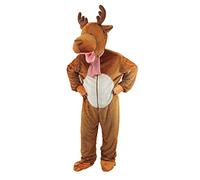 Bristol Novelty Disfraz de reno o alce Cabeza grande, multicolor (AC942)