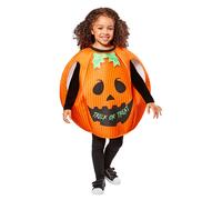 Bristol Novelty Disfraz Diseño Calabaza Halloween para Niños/Niñas (BN6113)