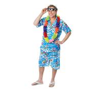 Bristol Novelty Disfraz hawaiiano con camiseta y pantalones (BN344)