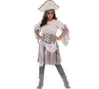 Bristol Novelty Disfraz Pirate Diseño Fantasma Halloween Niñas (BN4413)