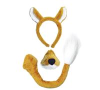 Bristol Novelty DS149 Fox Costume Accessory Set, Purple/Black, One Size