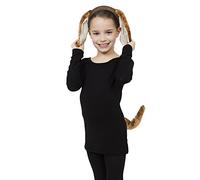 Bristol Novelty DS155 - Juego de Orejas y Cola para Disfraz de Perro, Unisex, Talla única, marrón Halloween