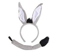 Bristol Novelty DS212 - Juego de burros (1 unidad), color gris y blanco