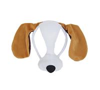 Bristol Novelty EM154 Máscara de perro con cinta y sonido, unisex, infantil, multicolor, talla única Halloween
