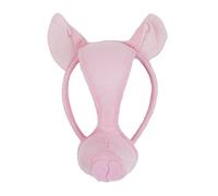 Bristol Novelty EM158 Máscara diadema de cerdo con sonido, multicolor, talla única (EM158) Halloween