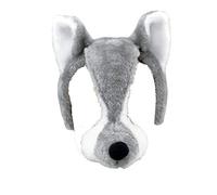 Bristol Novelty EM253 Máscara diadema de lobo con sonido, multicolor, talla única (EM253) Halloween