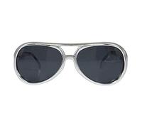 Bristol Novelty Gafas de sol plateadas de estrella de rock, multicolor (BA244)