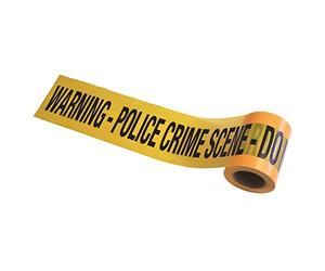 Bristol Novelty GJ439 Cinta de escena de crimen, amarilla y negra, 1 unidad, para bromas, unisex, adulto, talla única Halloween, Carnaval