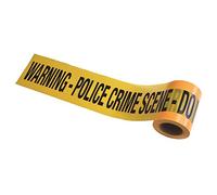 Bristol Novelty GJ439 Crime Scene Tape Practical Joke Set, Unisex-Adult, Yellow/Black, One Size