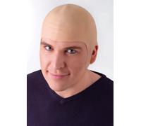 Bristol Novelty Gorra De Calva De Látex Beige Disfraz Halloween