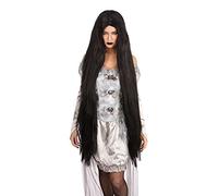 Bristol Novelty Halloween Peluca larga de 101,6 cm. Negro, multicolor (BW209) Halloween