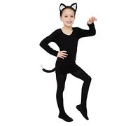 Bristol Novelty Juego de orejas y cola negros para gato, multicolor, talla única (DS156)
