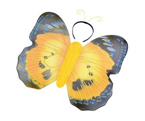 Bristol Novelty Kit amarillo de mariposa, multicolor, Talla única (DS062) Halloween