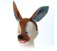 Bristol Novelty Máscara de canguro con apertura para los ojos y cinta que emite sonido, multicolor (EM343)