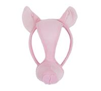 Bristol Novelty Máscara de Cerdo Rosa con sonido para disfraz (BN613)