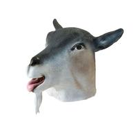 Bristol Novelty Máscara de goma diseño de cabra para disfraz (BN1355)