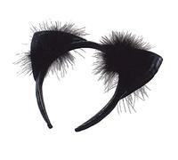 Bristol Novelty MD145 Halloween Diadema con orejas de gato, color negro (MD145) Halloween