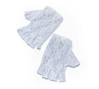 Bristol Novelty Mitones blancos cortos, multicolor (BA858)