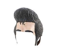 Bristol Novelty Peluca con patillas para hombre, multicolor (BA439) Halloween