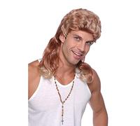 Bristol Novelty Peluca estilo mullet, 2 tonos, multicolor (BW670)