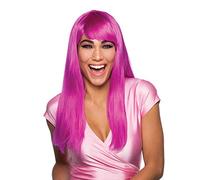Bristol Novelty Peluca larga de neón BW881 Passion para mujer, color morado