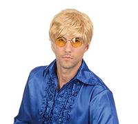 Bristol Novelty Peluca para hombre Corta Color rubio, multicolor (BW069)