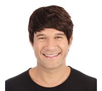 Bristol Novelty Peluca para hombre Corta, marrón, multicolor (BW305)