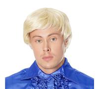 Bristol Novelty Peluca para Hombre Rubia con Raya Lateral, Color amarillo (BW466) Halloween