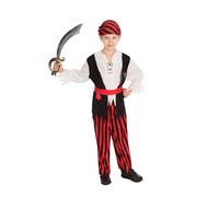 Bristol Novelty Pirate Boy Jim Costume, Kids Fancy Dress