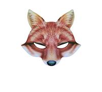 Bristol Novelty PM169 Máscara de zorro en EVA, multicolor, Talla única (PM169) Halloween, Carnaval