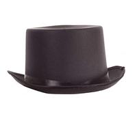 Bristol Novelty Satin Top Hat Sombrero de copa negro satinado, multicolor, Talla única (BH476) Halloween