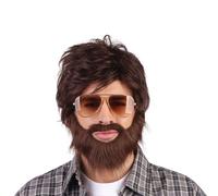 Bristol Novelty Set de Peluca y Barba para Adultos (BN1859)