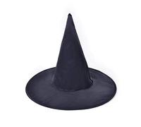 Bristol Novelty- Sombrero Bruja Negro Nylon Liso, Color, Talla única (BH291)