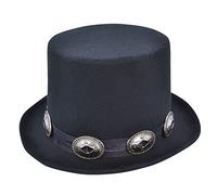 Bristol Novelty Sombrero de copa rockero, multicolor, talla única (BH642) Halloween