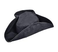 Bristol Novelty Sombrero de pirata con estilo desgastado en negro, multicolor (BH358)