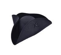 Bristol Novelty Sombrero de Tres Puntas para Disfraz Pirata para (BN3004)