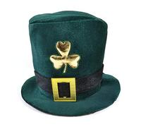 Bristol Novelty Sombrero irlandés (terciopelo y verde), multicolor (BH398) Halloween