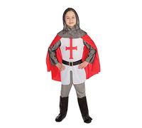 Bristol Novelty Traje de Ricardo Corazón de León Pequeño Edad 3 - 5 años Halloween