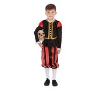Bristol Novelty William Shakespeare, talla M, multicolor, 6-8 Años (CF197) Halloween