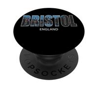 Bristol Prefectura Bristol UK City England Vintage Design PopSockets PopGrip Adhesivo
