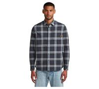 G-STAR Bristum 2.0 Slim Shirt, Ash Blue Toby Check D23553-d748-h522, M