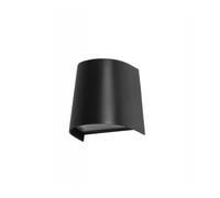 Brit - aplique exterior led con luz cálida 3000k para jardín y terraza ip54 de color gris urbano