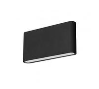Brit - baliza de jardín led con 2 módulos orientables luz cálida 3000k para exterior ip54 de color negro